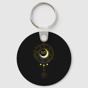 Solar Eclipse 2024 Boho Sun Moon Path Total Lunar Key Ring