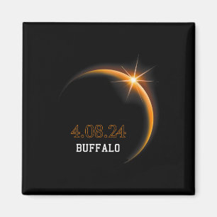 Solar Eclipse 2024 Buffalo Totality Spring 4.08.24 Magnet