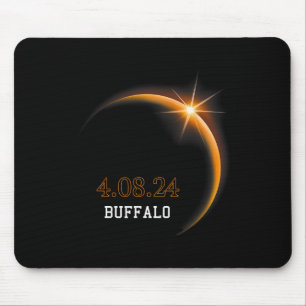 Solar Eclipse 2024 Buffalo Totality Spring 4.08.24 Mouse Pad