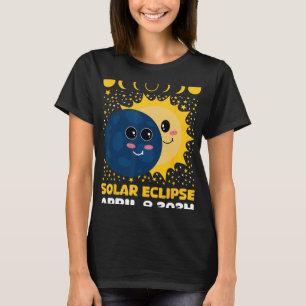 Solar Eclipse 2024 Cute Kids Toddler Boy Total Ecl T-Shirt