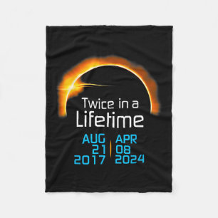 Solar Eclipse 2024 Cute Solar Eclipse Kids Toddler Fleece Blanket