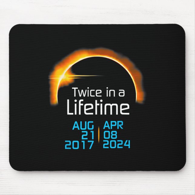 Solar Eclipse 2024 Cute Solar Eclipse Kids Toddler Mouse Pad (Front)
