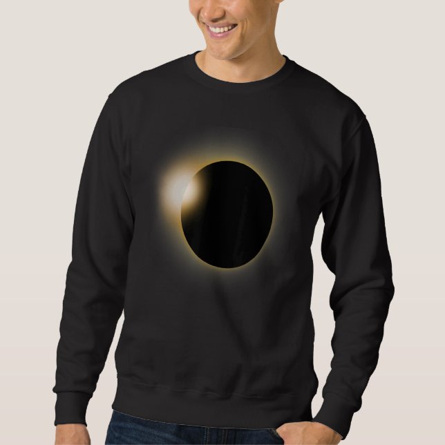 Solar Eclipse 2024 for Astronomy   Sweatshirt (Front)