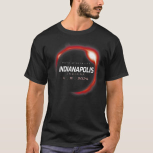 Solar Eclipse 2024 Indianapolis Indiana April 8 20 T-Shirt