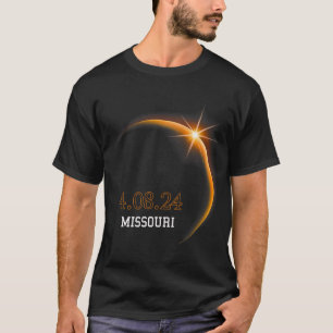 Solar Eclipse 2024 Missouri Totality Spring 4.08.2 T-Shirt