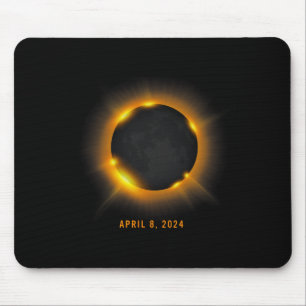 Solar Eclipse 2024 Mouse Pad