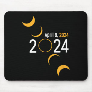 Solar Eclipse 2024 Mouse Pad