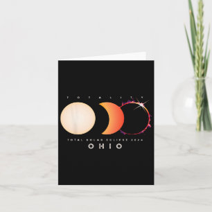 Solar Eclipse 2024 Ohio Total Eclipse America Grap Card