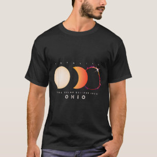 Solar Eclipse 2024 Ohio Total Eclipse America Grap T-Shirt