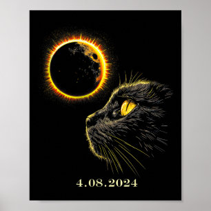 Solar Eclipse 2024 Shirt Total Eclipse April 8th 2 Poster