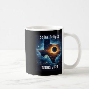 Solar Eclipse 2024 Starry Night  Coffee Mug