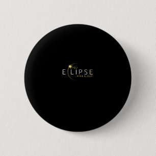 Solar Eclipse 2024 State Ohio Total Solar Eclipse 6 Cm Round Badge