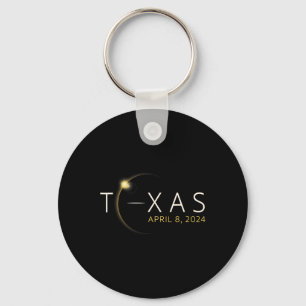 Solar Eclipse 2024 State Texas Total Solar Eclipse Key Ring