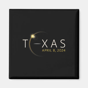 Solar Eclipse 2024 State Texas Total Solar Eclipse Magnet