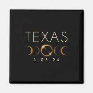 Solar Eclipse 2024 State Texas Total Solar Eclipse Magnet