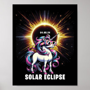 Solar Eclipse 2024 Total Eclipse April 8th 24 Unic Poster