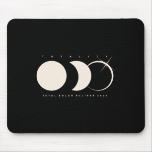Solar Eclipse 2024 Total Eclipse Astronomy Graphic Mouse Pad