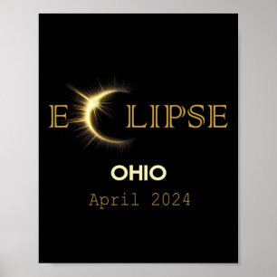 Solar Eclipse 2024 Total Solar Eclipse 2024 Totali Poster