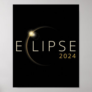 Solar Eclipse 2024 Total Solar Eclipse 4.08.24 1 Poster