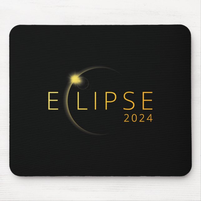 Solar Eclipse 2024 Total Solar Eclipse 4.08.24 3  Mouse Pad (Front)