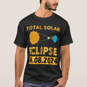 Solar Eclipse 2024 Total Solar Eclipse 4.08.24 7  T-Shirt