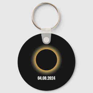 Solar Eclipse 2024 Total Solar Eclipse 4.08.24 Key Ring