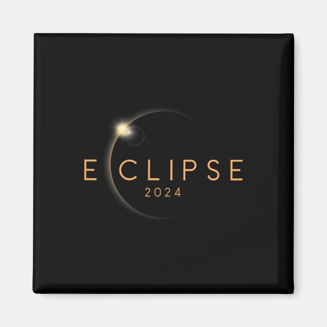 Solar Eclipse 2024 Total Solar Eclipse 4.08.24  Magnet (Front)