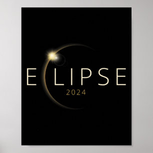Solar Eclipse 2024 Total Solar Eclipse 4.08.24 Poster