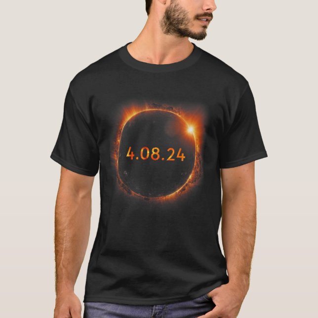 Solar Eclipse 2024 Total Solar Eclipse 4.08.24  T-Shirt (Front)