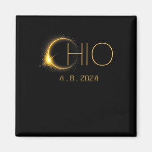 Solar Eclipse 2024 Total Solar Eclipse State Ohio Magnet