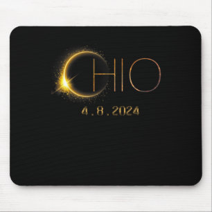 Solar Eclipse 2024 Total Solar Eclipse State Ohio Mouse Pad