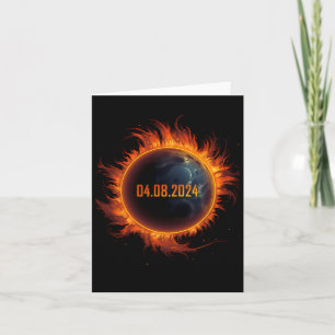 Solar Eclipse 2024 Total Sun Eclipse 1  Card