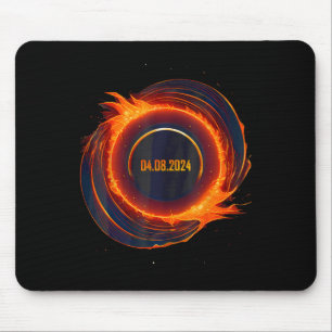 Solar Eclipse 2024 Total Sun Eclipse  Mouse Pad