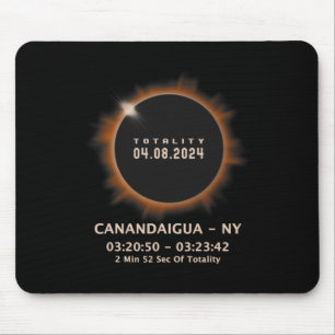 Solar Eclipse 2024 Totality 04.08.24 New York Ny Mouse Pad