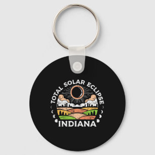 Solar Eclipse 2024 Totality April 8 Men Women Kids Key Ring