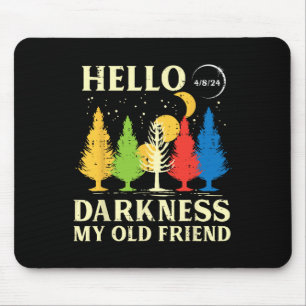 Solar Eclipse 2024 Tress Hello Darkness 04.08 Kids Mouse Pad