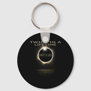Solar Eclipse 2024 Twice In Lifetime Solar Eclipse Key Ring
