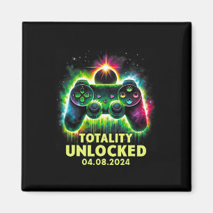 Solar Eclipse 2024 Video Game Gaming  Magnet