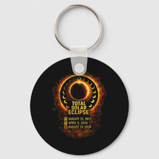 Solar Eclipse 2026 2024 2017 Total Solar-Eclipse Key Ring