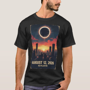 Solar Eclipse 2026 Reykjavik Iceland Group Shirt