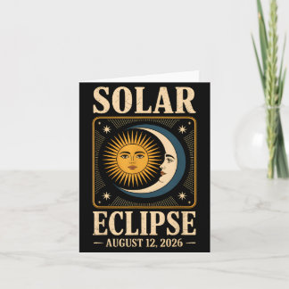Solar Eclipse 2026 Total Solar Eclipse August 12 Card