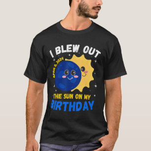 Solar Eclipse 4.08.24 Birthday Funny Quote Totalit T-Shirt