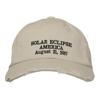 Solar eclipse America August 21, 2017 Embroidered Hat