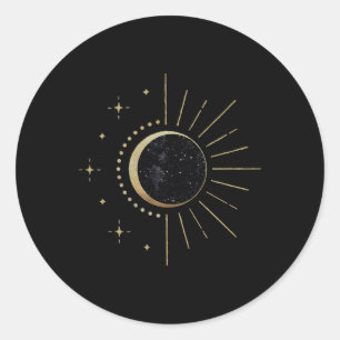 Solar Eclipse American Total Solar Eclipse Path Of Classic Round Sticker