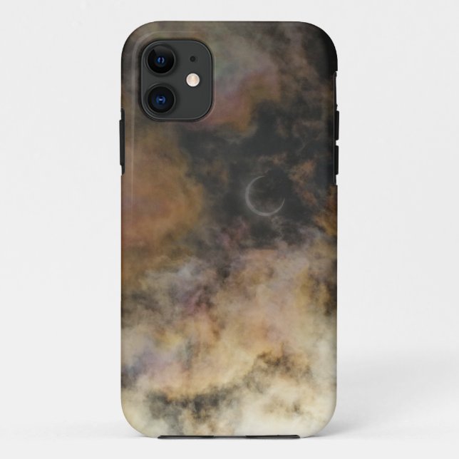 Solar Eclipse and Clouds Case-Mate iPhone Case (Back)