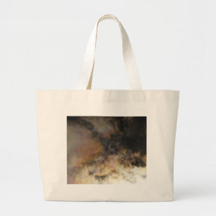 Solar Eclipse and Clouds Large Tote Bag