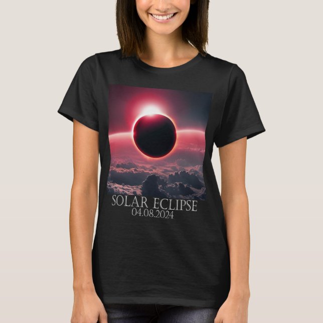 Solar Eclipse April 2024 04.08.24  T-Shirt (Front)