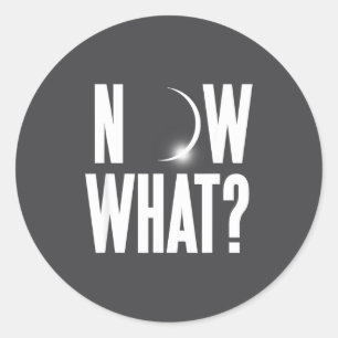 Solar Eclipse August 2017 Classic Round Sticker