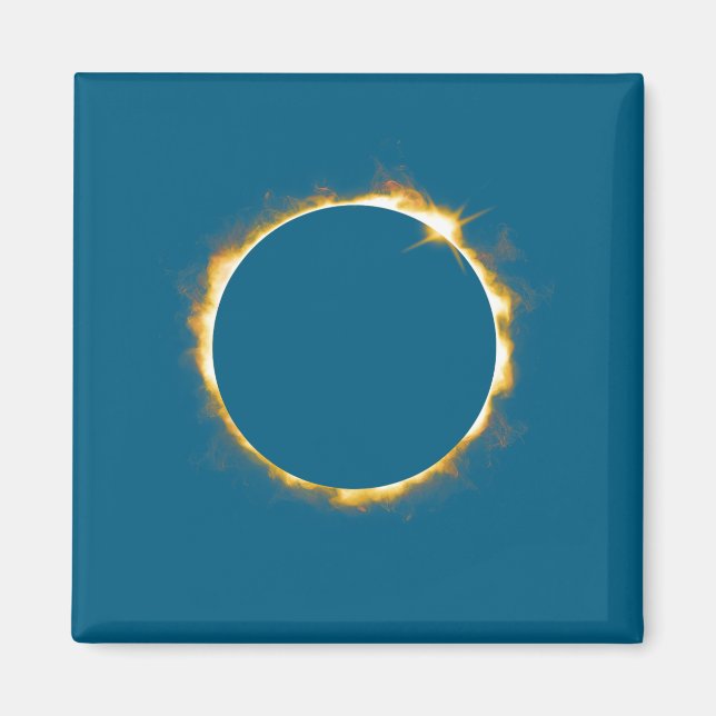Solar Eclipse August 21 2017 Design Magnet (Front)