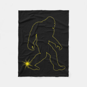 Solar Eclipse Bigfoot Total Solar Fleece Blanket